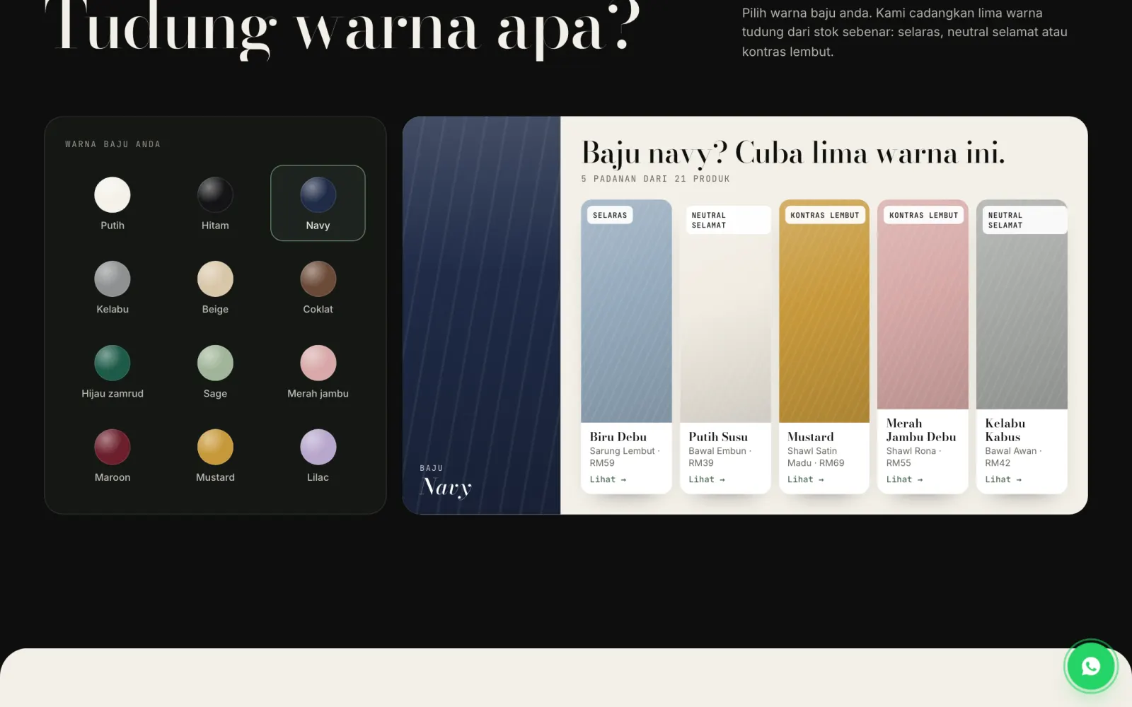 Semat: Pencari warna